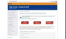 
							         Help Desk : Faculty and Staff - Fresno State								  
							    