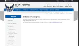 
							         Help Desk / Infinite Campus - Forsyth County Schools								  
							    