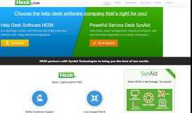 
							         Help Desk Software HESK - a free PHP help desk								  
							    