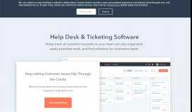 
							         Help Desk & Ticketing Software | HubSpot								  
							    
