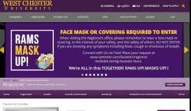 
							         Help for Parents and Family Members - West Chester University								  
							    
