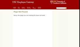 
							         Help for USC job applications | USC Employee Gateway | USC								  
							    