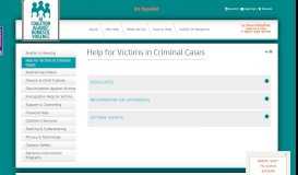 
							         Help for Victims in Criminal Cases								  
							    