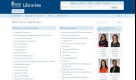 
							         Help Guides - MUSC Library - Guides at Medical University of South ...								  
							    