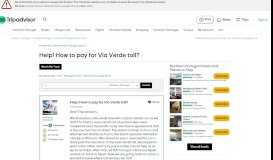 
							         Help! How to pay for Via Verde toll? - Northern Portugal Forum ...								  
							    
