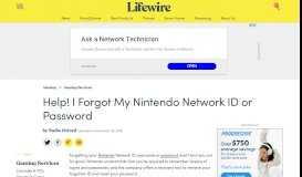 
							         Help! I Forgot My Nintendo Network ID or Password - Lifewire								  
							    