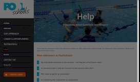 
							         Help – PoolsSchools - Swim School								  
							    