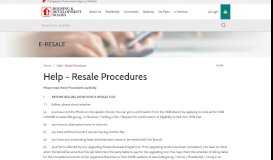 
							         Help - Resale Procedures - HDB								  
							    
