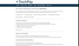 
							         Help - Touchpay								  
							    