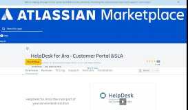 
							         HelpDesk for Jira - Customer Portal &SLA | Atlassian Marketplace								  
							    