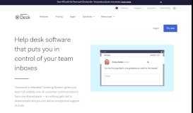 
							         Helpdesk Software for Stellar Customer Support | Teamwork Desk								  
							    