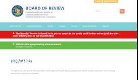 
							         Helpful Links | Cook County Board Of Review								  
							    