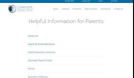 
							         Helpful links for families at Covenant Christian School Sydney | Forest ...								  
							    
