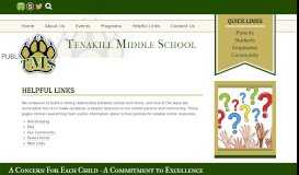 
							         Helpful Links - Tenakill Middle School - Closter Public Schools								  
							    