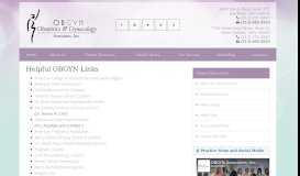 
							         Helpful OBGYN Links * Obstetrics And Gynecology Associates, Inc Of ...								  
							    