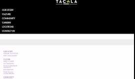 
							         Helpful Websites for Tacala Employees | Tacala, LLC								  
							    