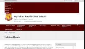 
							         Helping Hands - Wyrallah Road Public School								  
							    