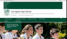 
							         Helping out at school - Caringbah High School								  
							    