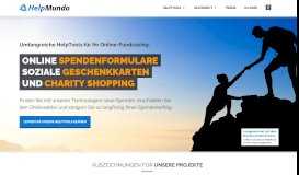 
							         HelpMundo - Umfangreiche HelpTools für Ihr Online Fundraising								  
							    