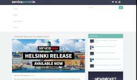 
							         Helsinki Release Available Now! - ServicePortal.io - Service Portal ...								  
							    