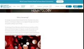 
							         Hematology • Cancer Specialists of North Florida Cancer Specialists ...								  
							    