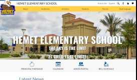 
							         Hemet Elementary School								  
							    