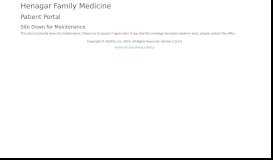 
							         Henagar Family Medicine - Patient Portal | Login								  
							    