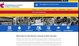 
							         Henderson County Public Schools – Where Tomorrow Begins								  
							    