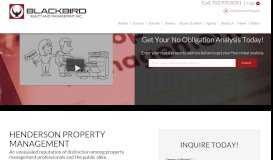 
							         Henderson Property Management - Blackbird Realty and Management								  
							    