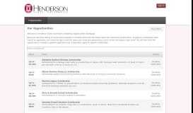 
							         Henderson State University Scholarships: All Opportunities								  
							    
