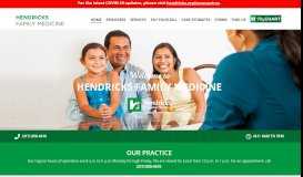 
							         Hendricks Family Medicine: Your Family Health Partner								  
							    