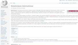 
							         Hendrickson International - Wikipedia								  
							    