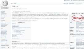 
							         Henkel - Wikipedia								  
							    