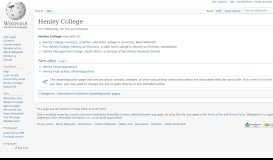 
							         Henley College - Wikipedia								  
							    