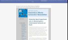 
							         Hennepin County Hazardous Waste Generator Newsletter - GovDelivery								  
							    