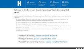 
							         Hennepin County Hazardous Waste Generator Portal — Hennepin ...								  
							    