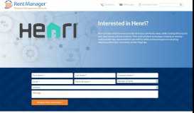 
							         Henri | Rent Manager Property Management Software								  
							    