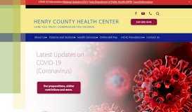 
							         Henry County Health Center								  
							    