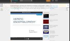 
							         Hepatic encephalopathy - SlideShare								  
							    