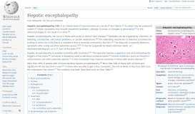 
							         Hepatic encephalopathy - Wikipedia								  
							    