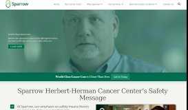 
							         Herbert-Herman Cancer Center | Sparrow								  
							    