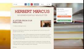 
							         HERBERT MARCUS | Smore Newsletters								  
							    