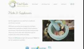 
							         Herbs & Supplements — vital roots natural medicine								  
							    