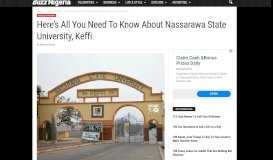 
							         Here's All You Need To Know About Nassarawa State University, Keffi								  
							    