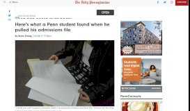 
							         Here's what a Penn student found when he pulled his admissions file ...								  
							    