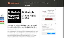 
							         Here's Why Indian Students Were Deported from Blacklisted ...								  
							    