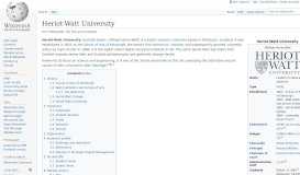 
							         Heriot-Watt University - Wikipedia								  
							    