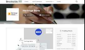 
							         Heritage Bank – Brookside								  
							    