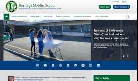
							         Heritage Middle School / HMS Homepage - Livingston Public Schools								  
							    