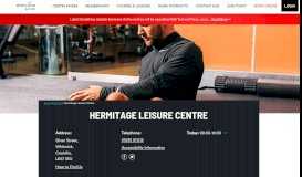 
							         Hermitage Leisure Centre - Everyone Active								  
							    